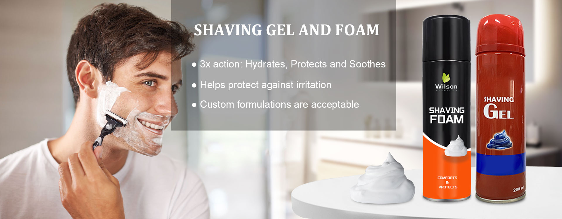 Barberskum og gel