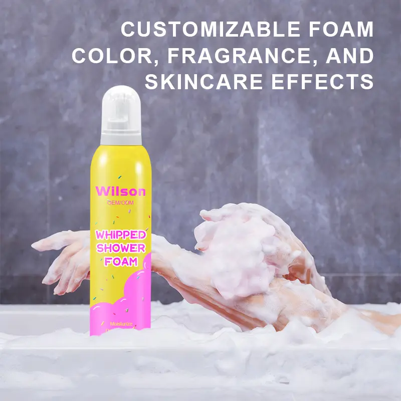 ​En helt anderledes badeoplevelse, WIlson Amino Acid Scented Shower Mousse er så god!