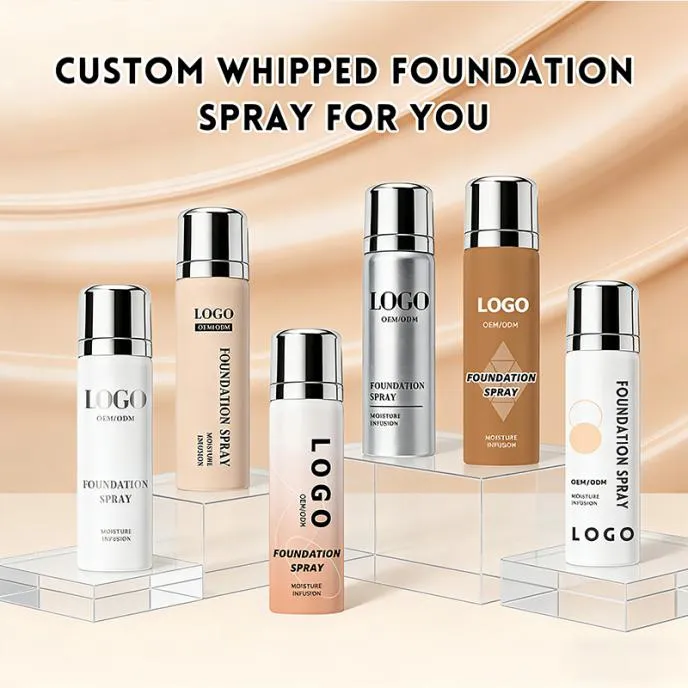 FORSKELLEN MELLEM FOUNDATION SPRAY OG LIQUID FOUNDATION