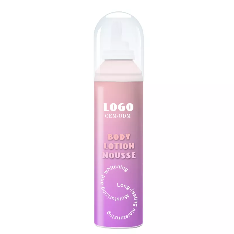 Skum sky lys tæt body lotion mousse